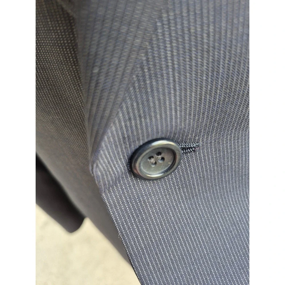 Canali for Bloomingdale's Navy Blue Pure Wool Sport Coat Italy 42 L Suit‎ Jacket